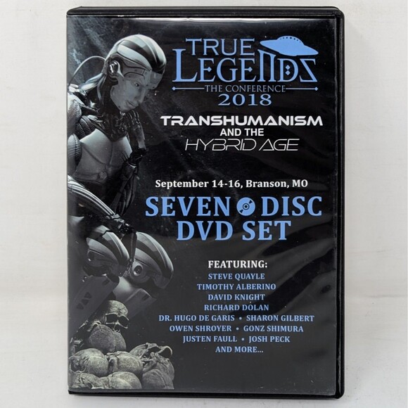 True Legends Conference 2018 Transhumanism and the Hybrid Age DVD 7 Disc Set